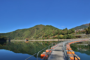 麦山の浮橋